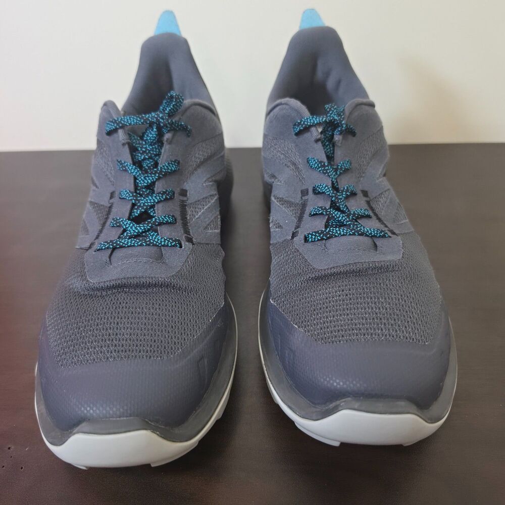 Salomon Outpulse Trail Running Hiking Shoes Men’s 11 Gray Blue Contagrip